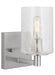 Generation Lighting - GLV1031BS - One Light Wall / Bath Sconce - Parker - Brushed Steel
