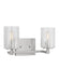 Generation Lighting - GLV1032BS - Two Light Wall / Bath - Parker - Brushed Steel
