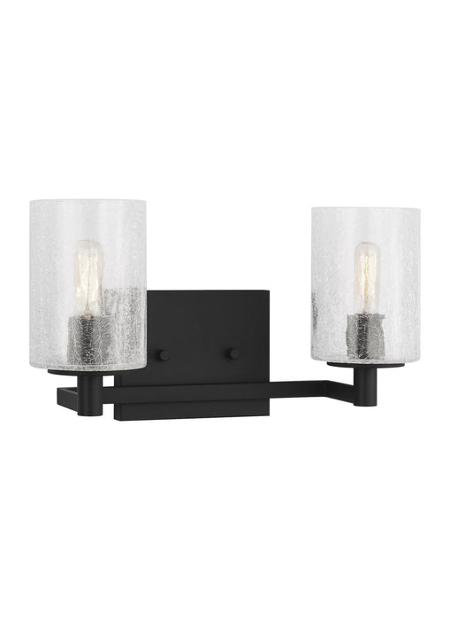 Generation Lighting - GLV1032MBK - Two Light Wall / Bath - Parker - Midnight Black
