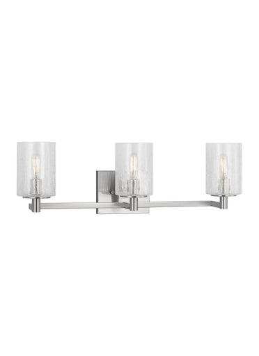 Parker Three Light Wall / Bath Brushed Steel