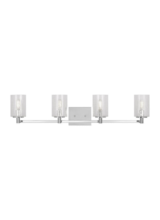 Generation Lighting - GLV1034CH - Four Light Wall / Bath - Parker - Chrome