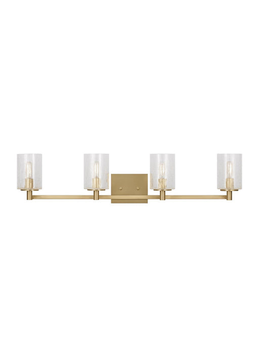 Generation Lighting - GLV1034SB - Four Light Wall / Bath - Parker - Satin Bronze