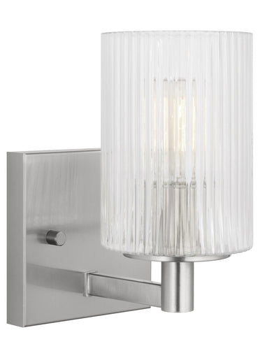 Lando One Light Wall / Bath Sconce Brushed Steel