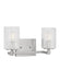 Generation Lighting - GLV1042BS - Two Light Wall / Bath - Lando - Brushed Steel