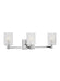 Generation Lighting - GLV1043CH - Three Light Wall / Bath - Lando - Chrome