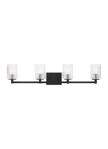 Lando Four Light Wall / Bath Midnight Black