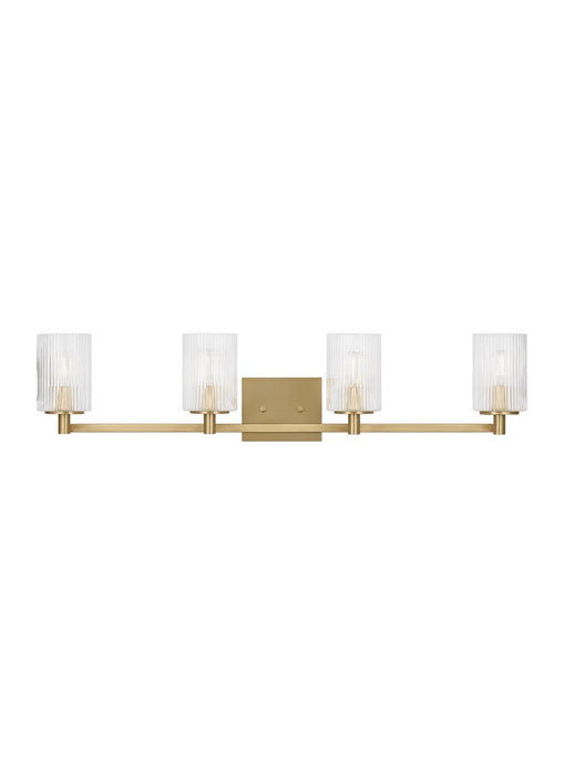 Generation Lighting - GLV1044SB - Four Light Wall / Bath - Lando - Satin Bronze