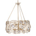 Varaluz - 500C06HGOB - Six Light Chandelier - Ethereal Rose - Havana Gold Ombre