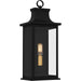 Quoizel - ABY8407MBK - One Light Outdoor Wall Mount - Abernathy - Matte Black