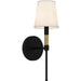 Quoizel - BYL8705MBK - One Light Wall Sconce - Bayside - Matte Black