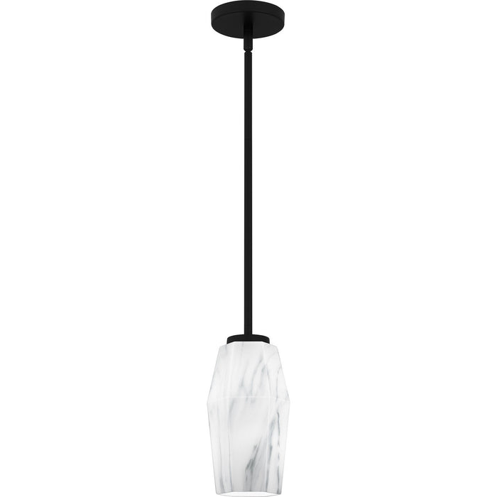 Quoizel - FOG1505MBK - One Light Mini Pendant - Fogel - Matte Black