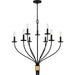 Quoizel - MAG5032MBK - Nine Light Chandelier - Margaret - Matte Black