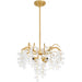 Quoizel - MAP2820GFL - Four Light Pendant - Maple - Gold Leaf