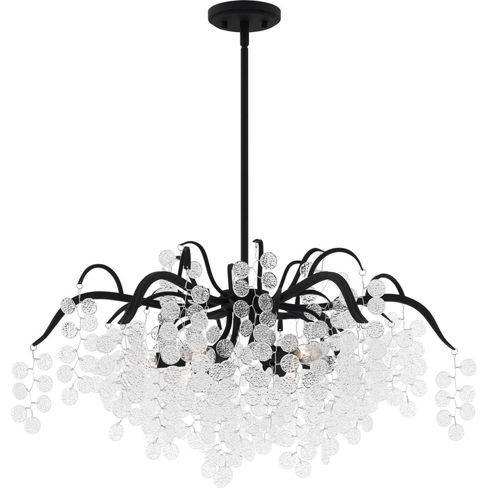 Quoizel - MAP5028EK - Six Light Chandelier - Maple - Earth Black