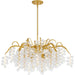 Quoizel - MAP5028GFL - Six Light Chandelier - Maple - Gold Leaf