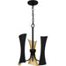 Quoizel - MYL2814MBK - Three Light Pendant - Myla - Matte Black