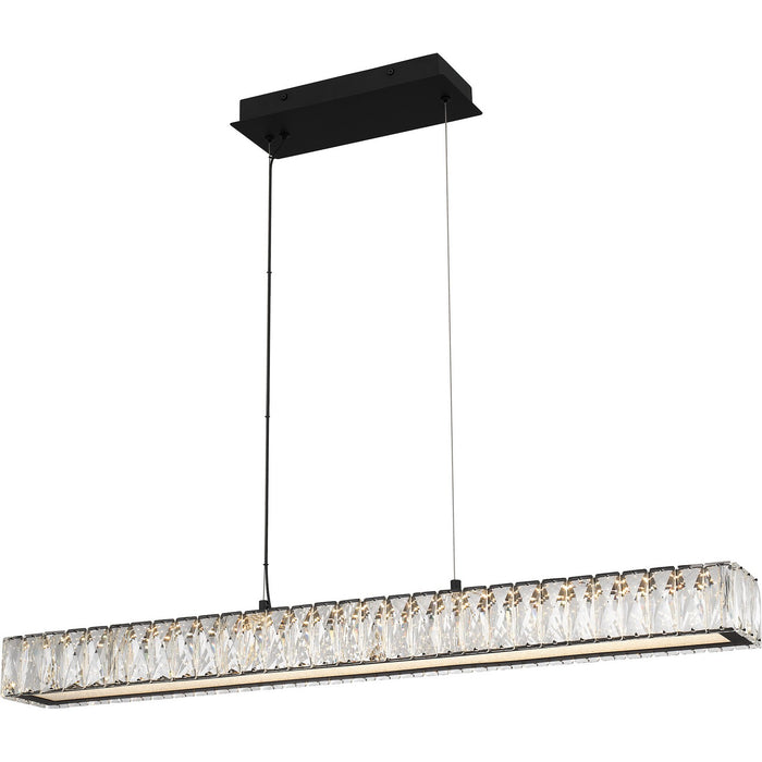 Quoizel - PCRES137MBK - LED Linear Chandelier - Reese - Matte Black