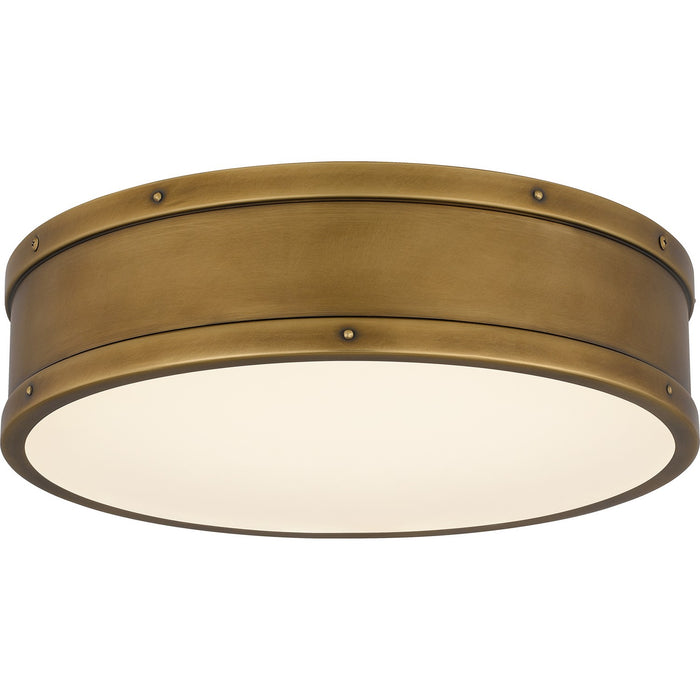 Quoizel - QFL5224WS - LED Flush Mount - Quoizel Flush Mount - Weathered Brass