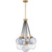 Quoizel - QP6749BWS - Four Light Pendant - Quoizel Pendant - Brushed Weathered Brass