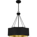 Quoizel - QP6755MBK - Four Light Pendant - Quoizel Pendant - Matte Black