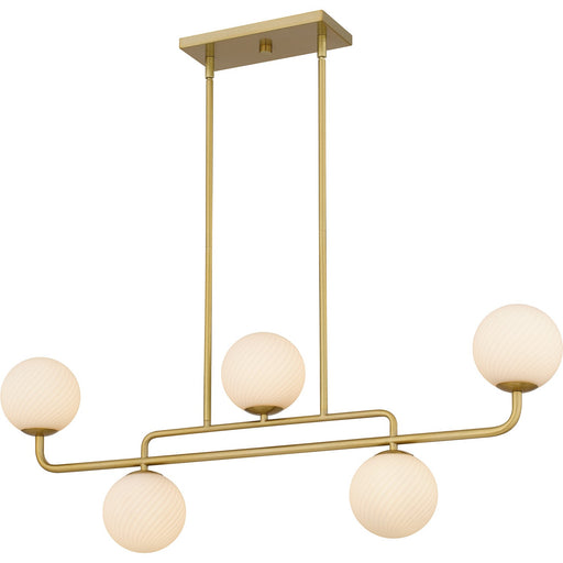 Regis Five Light Linear Chandelier