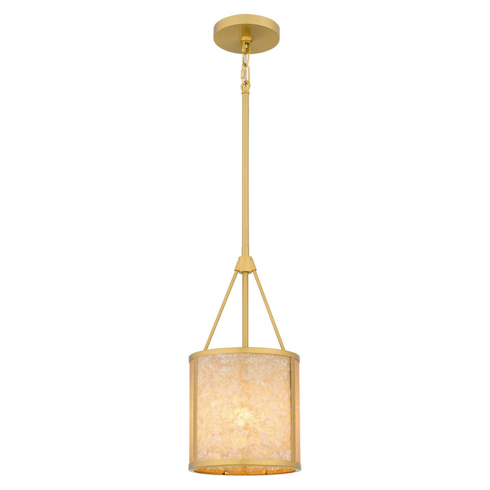 Quoizel - STO1508BRG - One Light Mini Pendant - Stoneland - Brushed Gold