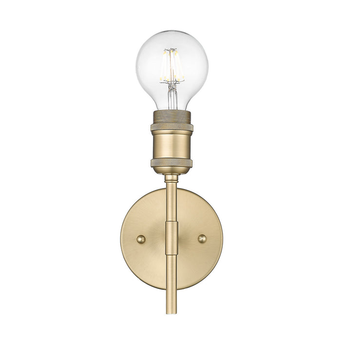 Golden - 1945-1W BCB - One Light Wall Sconce - Axel - Brushed Champagne Brass