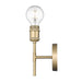 Golden - 1945-1W BCB - One Light Wall Sconce - Axel - Brushed Champagne Brass