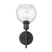 Golden - 1945-1W BLK-GLOBE-SD - One Light Wall Sconce - Axel - Matte Black