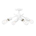 Golden - 1945-SF WHT - Four Light Semi-Flush Mount - Axel - Matte White