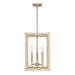 Golden - 2075-3P MBS-LNR - Three Light Pendant - Kimber - Modern Brass