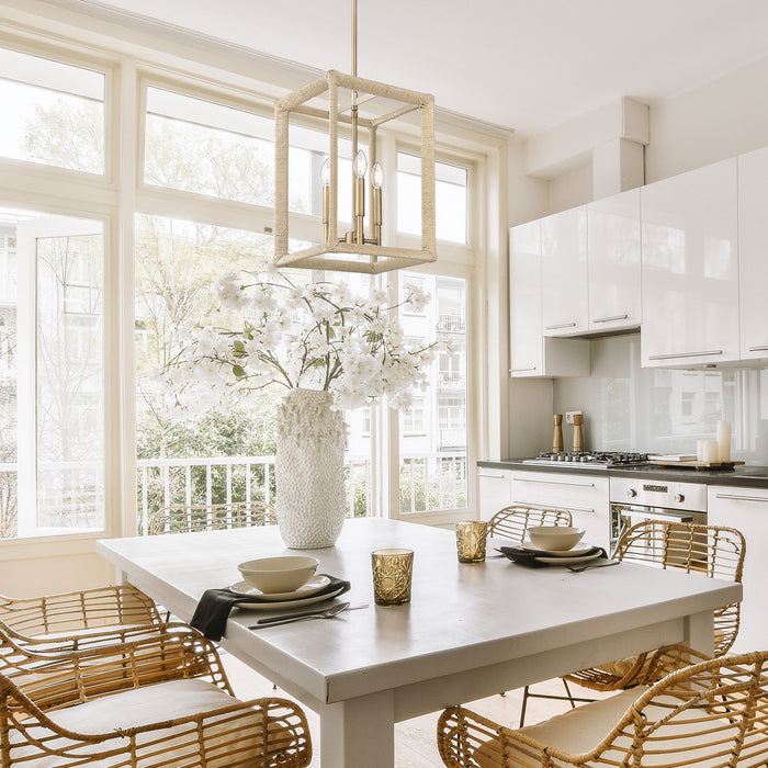 Golden - 2075-3P MBS-LNR - Three Light Pendant - Kimber - Modern Brass