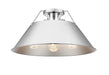 Golden - 3306-3FM CH-CH - Three Light Flush Mount - Orwell - Chrome