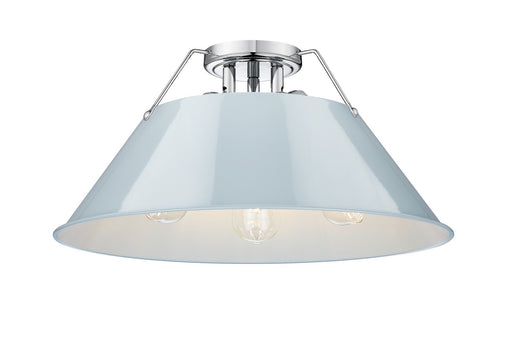 Orwell Three Light Flush Mount Chrome