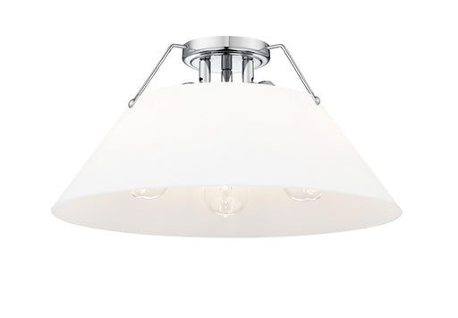 Orwell Three Light Flush Mount Chrome