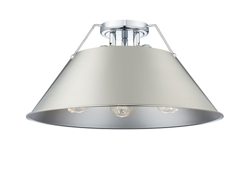 Orwell Three Light Flush Mount Chrome