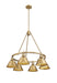 Golden - 3306-6 BCB-BCB - Six Light Chandelier - Orwell - Brushed Champagne Bronze
