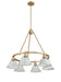 Golden - 3306-6 BCB-DB - Six Light Chandelier - Orwell - Brushed Champagne Bronze