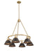 Golden - 3306-6 BCB-RBZ - Six Light Chandelier - Orwell - Brushed Champagne Bronze