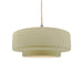 Justice Designs - CER-6543-VAN-NCKL-BEIG-TWST - One Light Pendant - Radiance - Vanilla (Gloss)