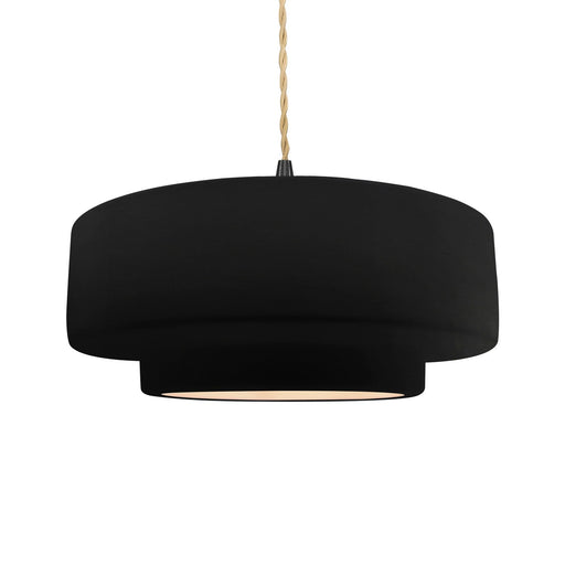 Radiance One Light Pendant Carbon - Matte Black