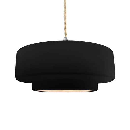 Radiance One Light Pendant Carbon - Matte Black