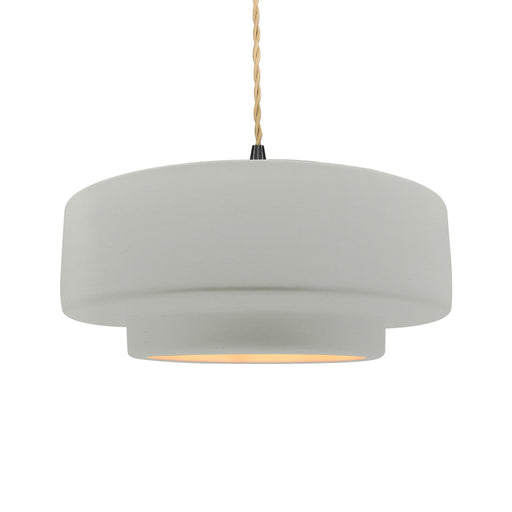 Radiance One Light Pendant Matte White w/ Champagne Gold