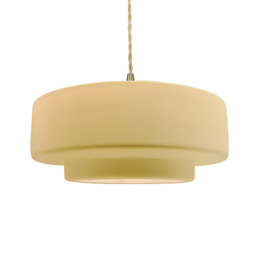 Radiance One Light Pendant Muted Yellow