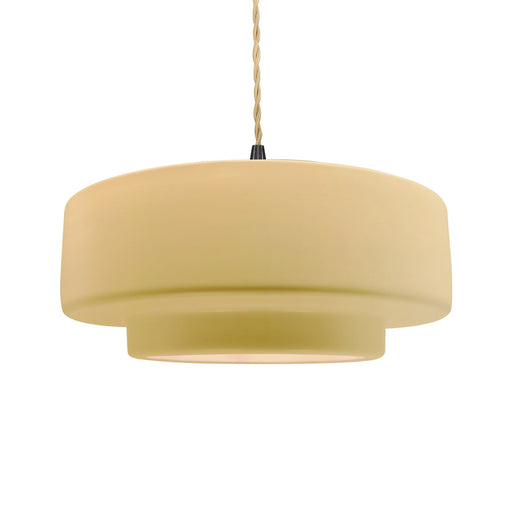 Radiance One Light Pendant Muted Yellow