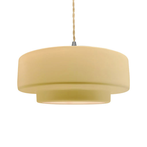 Radiance One Light Pendant Muted Yellow