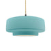 Justice Designs - CER-6545-RFPL-MBLK-BEIG-TWST - One Light Pendant - Radiance - Reflecting Pool