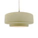 Justice Designs - CER-6545-VAN-NCKL-BEIG-TWST - One Light Pendant - Radiance - Vanilla (Gloss)