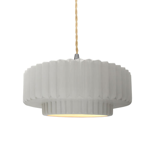Radiance One Light Pendant Bisque