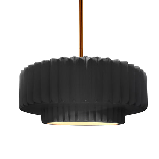 Radiance One Light Pendant Gloss Black